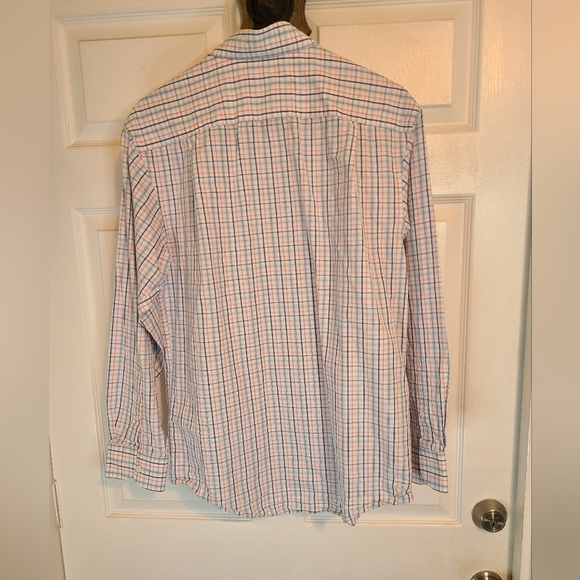 (1126) Jos. A. Banks Men's Classic Oxford Dress Shirt, Size: Small Color: Stripe - Picture 11 of 14